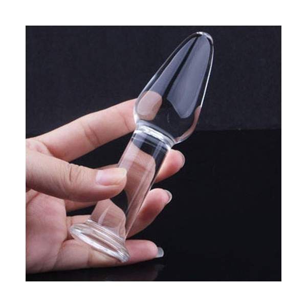 Pyrex Crystal Glass Anal Butt Plug