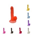 19 cm (7.8 in) Jelly Dildo with a Sturdy Suction Cup Base 8 Colors Opotional - Hismith