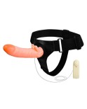 12 cm (4.7 in) Insertable Length TPE Strap-on Dildo Vibrating Pegging Kit - Hismith