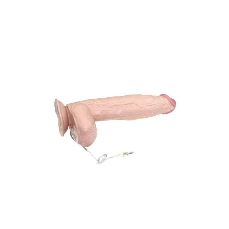Newest 12.8in Vibrating Huge Flesh Dildo, Super Big Dick Vibrator, Realistic Soft Dildo, Penis Vibrator, Adult Sex Products