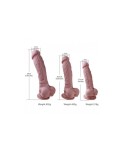 18 cm (7.1 in) Small Size Soft Realistic Silicone Dildo with Suction Cup - Hismith