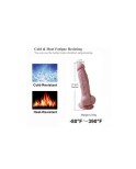 18 cm (7.1 in) Small Size Soft Realistic Silicone Dildo with Suction Cup - Hismith