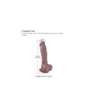 21 cm (8.26 in) Medium Size Soft Realistic Silicone Dildo with Suction Cup - Hismith