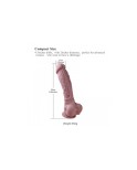 24 cm (9.5 in) Large Size Soft Realistic Silicone Dildo with Suction Cup - Hismith