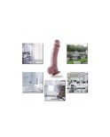 24 cm (9.5 in) Large Size Soft Realistic Silicone Dildo with Suction Cup - Hismith