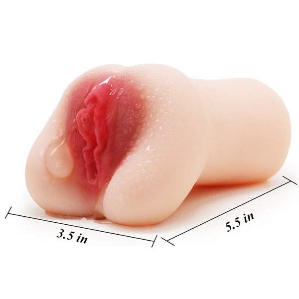 Male Masturbator with Storage Bag, Realistic Vagina Pocket Pussy for Male Masturbation (Realistic)