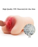14 cm (5.5 in) TPE Pocket Pussy with Realistic and Soft Vagina for Male Masturbation - Hismith