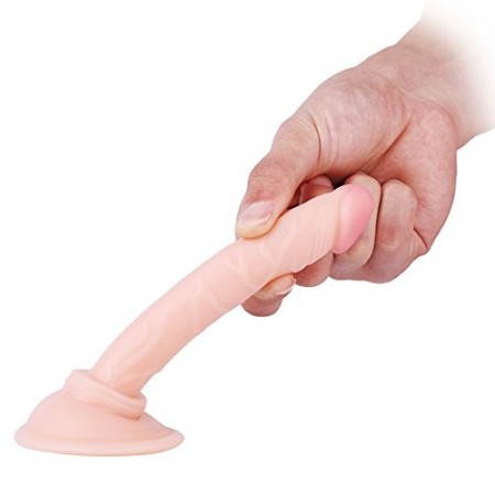 5.7 inch Realistic Natuarl Feel Flesh Dildo with Strong Suction Cup