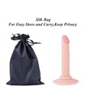 15 cm (5.9 in) Flexible PVC Dildo in Small Size with Suction Cup Base - Hismith