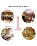 15 cm (5.9 in) Flexible PVC Dildo in Small Size with Suction Cup Base - Hismith