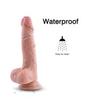 19 cm (7.5 in) Realistic Dual Layered Flesh PVC Dildo with Suction Cup - Hismith