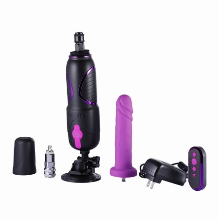 Hismith pro traveler, discreet portable sex machine with remote control & body-safe kliclok system dildo