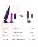 Hismith Pro Traveler (Viajador Pro), Máquina Sexual Portátil Discreta con Control Remoto y Dildo Seguro para el Cuerpo de Sistema Kliclok