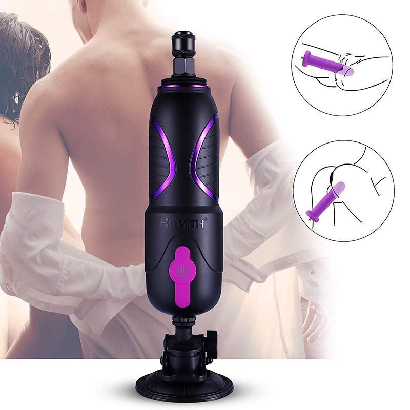 Hismith pro traveler, discreet portable sex machine with remote control & body-safe kliclok system dildo