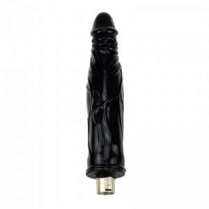 19 cm (7.5 in) Black Body-safe TPE Dildo for Hismith Sex Machines