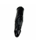19 cm (7.5 in) Black Body-safe TPE Dildo for Hismith Sex Machines