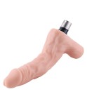 19 cm (7.5 in) Consolador de PVC flexible realista para máquina sexual 3XLR - Accesorio Hismith