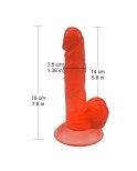 19 cm (7.8 in) Jelly Dildo with a Sturdy Suction Cup Base 8 Colors Opotional - Hismith