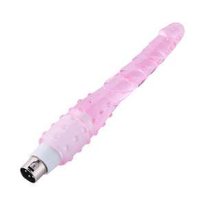 18 cm (7.1 in) Consolador anal TPE de tamaño pequeño con conector 3XLR - Accesorio Hismith