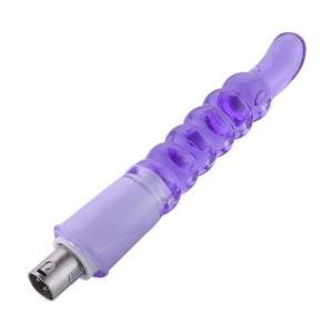 18 cm (7.1 in) Accesorio anal rosado hecho de TPE no tóxico para la máquina sexual Hismith 3XLR