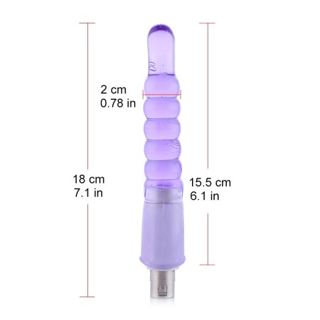 Anal Attachment for Sex Machine Silicone Anal Dildo