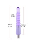 18 cm (7.1 in) Pink Anal Accessory Made of Non Toxic TPE for Hismith 3XLR Sex Machine