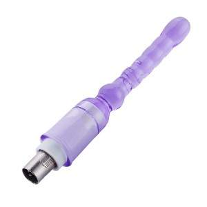 18 cm (7.1 in) Adaptador de enchufe anal de tamaño pequeño para máquina sexual Hismith 3XLR