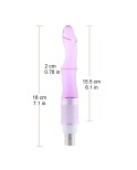 18 cm (7.1 in) Adaptador de consolador anal de tamaño pequeño para Hismith 3XLR Sex Machine