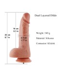 Hismith remote controlled sex machine for women with body-safe silicone dildo attachments