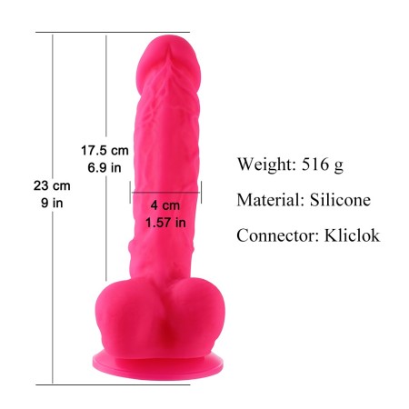 Hismith remote controlled sex machine for women with body-safe silicone dildo attachments