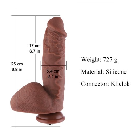 Hismith discount sex machine bundle including vac-u-lock attachment, body-safe silicone dildos and storage bag