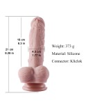 Hismith premium double penetration sex machine for anal & vaginal pleasure with two body-safe dildos