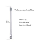 30cm Extension Rod with Kliclok Connector for Hismith Premium Fucking Machine