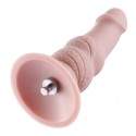 Consolador anal de silicona de 17.5 cm con conector Kliclok para principiantes del sexo anal