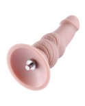 Consolador anal de silicona de 17.5 cm con conector Kliclok para principiantes del sexo anal