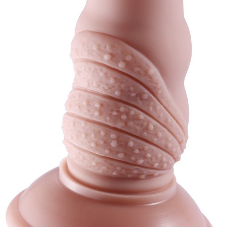 17.5 cm Silicone Anal Dildo with Kliclok Connector for Anal Sex Beginners