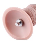 17.5 cm Silicone Anal Dildo with Kliclok Connector for Anal Sex Beginners