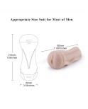 21 cm Ultra Realistic and Soft TPE Masturbationer Made of Non Toxic Materail Compatible with Hismith Premium Sex Machine