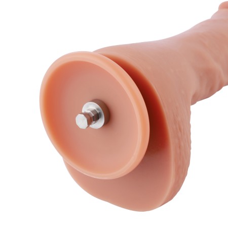 22 cm (8.7 in) Dual Layered Ultra Realistic Soft Silicone Dildo for Hismith Kliclok Connector Sex Machine