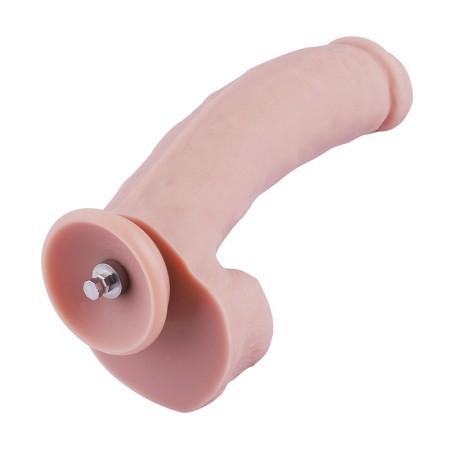 Consolador de silicona de punto G de 21 cm para el sistema Hismith Klicklok