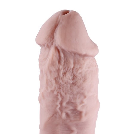 25 cm (9.8 in) Huge Silicone Flesh Dildo with Kliclok Connector