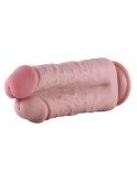21.6 cm Silicone Siamese Dildo, Realistic Conjoined Penis for Hismith Kliclok System