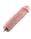 Consolador anal de silicona de 18 cm sin huevos para máquinas sexuales Hismith Premium