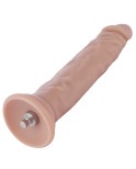 Consolador anal de silicona realista delgado de 19 cm (7.5 pulgadas) con conector Kliclok para principiantes