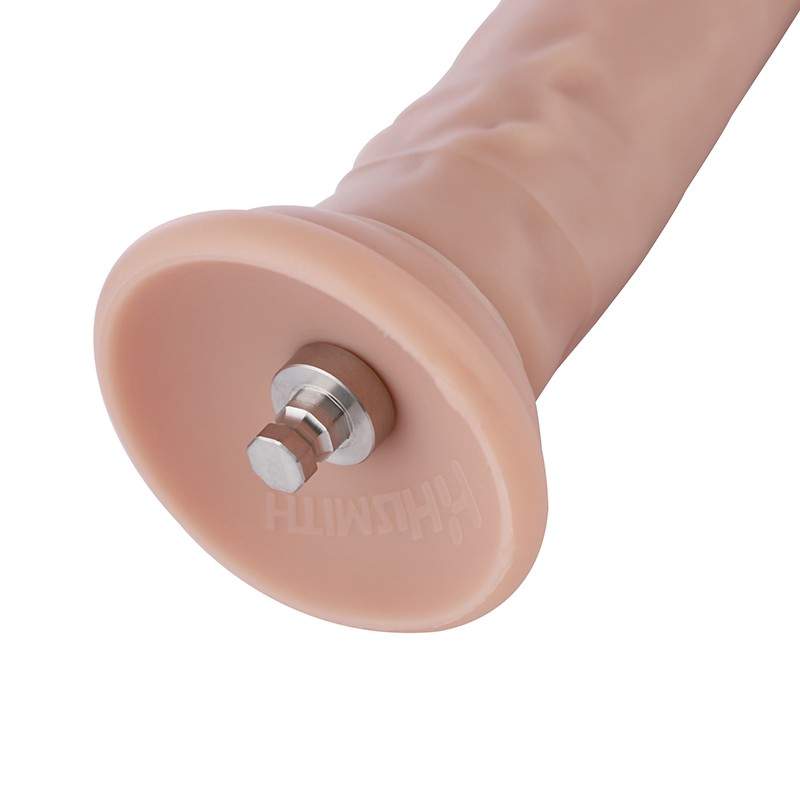Consolador anal de silicona realista delgado de 19 cm (7.5 pulgadas) con conector Kliclok para principiantes