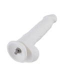 20 cm White Silicone Dildo for Hismith Kliclok System