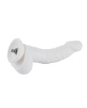 20 cm White Silicone Dildo for Hismith Kliclok System