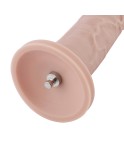 27 cm Consolador de silicona ligeramente curvado para máquina sexual Hismith con sistema KlicLok