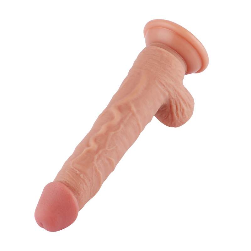 23 cm Dual Layered Silicone Dildo for Hismith Kliclok System
