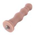 20 cm Beaded Silicone Anal Dildo for Hismith Premium Sex Machine with KlicLok System